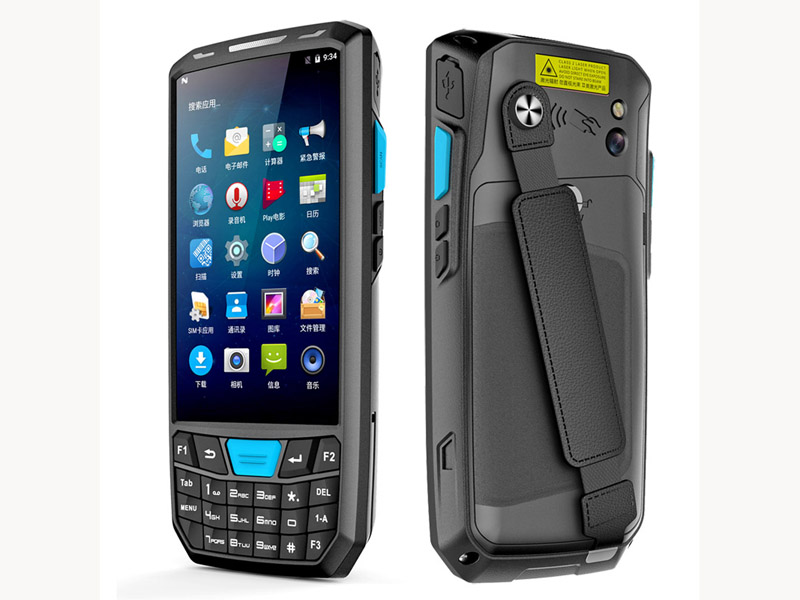 Cheapest Android8.1 PDA handheld With keyboard 1D/2D Barcode NFC most popular Rugged PDA
