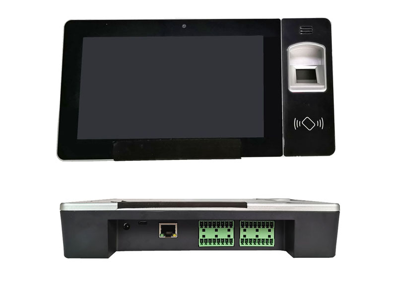 7 inch Vesa Wall-mount design with 5*RS485 Ethernet RJ45 port Optical Fingerprint tablet PC computer