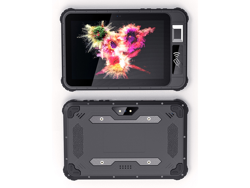 2022 HIDON new model front NFC multi functions android rugged tablet with 1D 2D Barcode front Finger