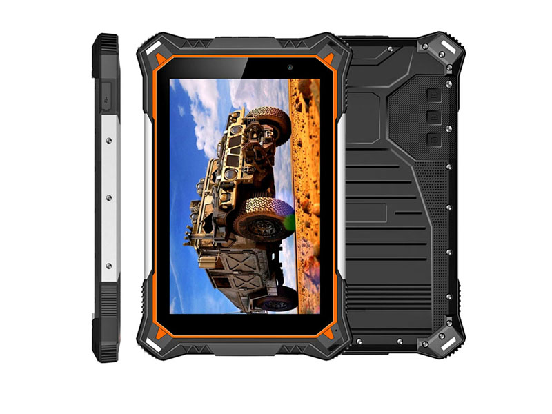  Android 11.0 8 inch rugged tablet with GMS IPS screen 1920*1200 6+128G 10000mAh battery cheap water