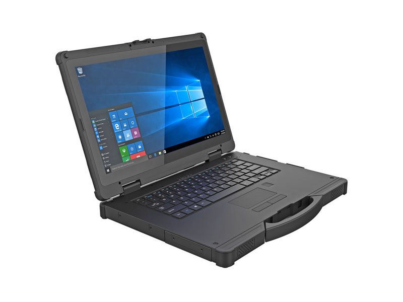 Cheapest Factory 14.0 inch Windows10 Fingerprint Rugged Laptop with 8G + 256G Wins Notebook Computer