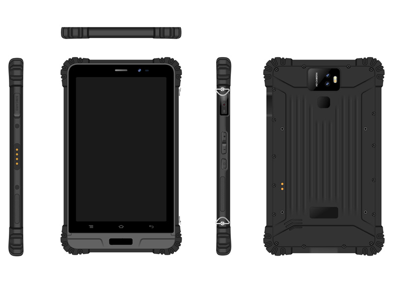 Cheapest HIDON 8 inch 5G industrtial tablets with NFC Fingerprint 8GB ram 128GB rom 10500mAh big bat