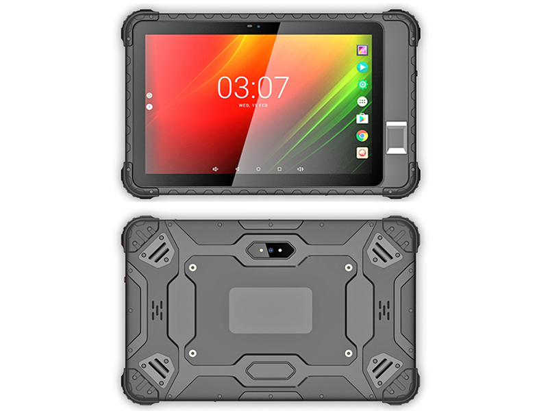 豪盾10寸安卓三防平板电脑4G二维条码指纹身份证NFC壁挂车载工业平板pad 全网通4G+64G 