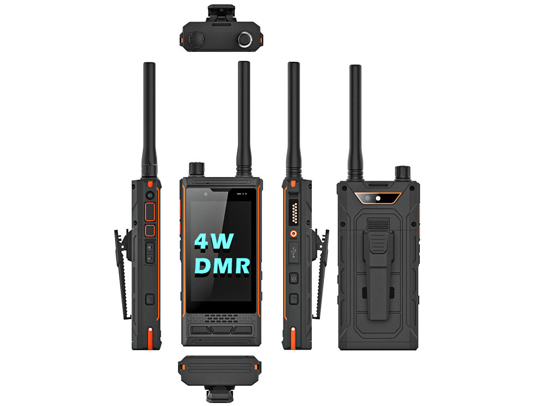 Cheapest factory HiDON 4 inch DMR Rugged mobile phone handheld PDA terminal NFC/SOS/ PTT Rugged phon