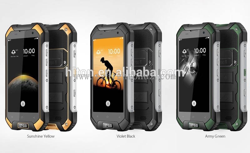 Waterproof Shockproof Smartphone 4G LTE Android Phone 6.0 NFC PTT Rugged Phone MT6755 Octa Core